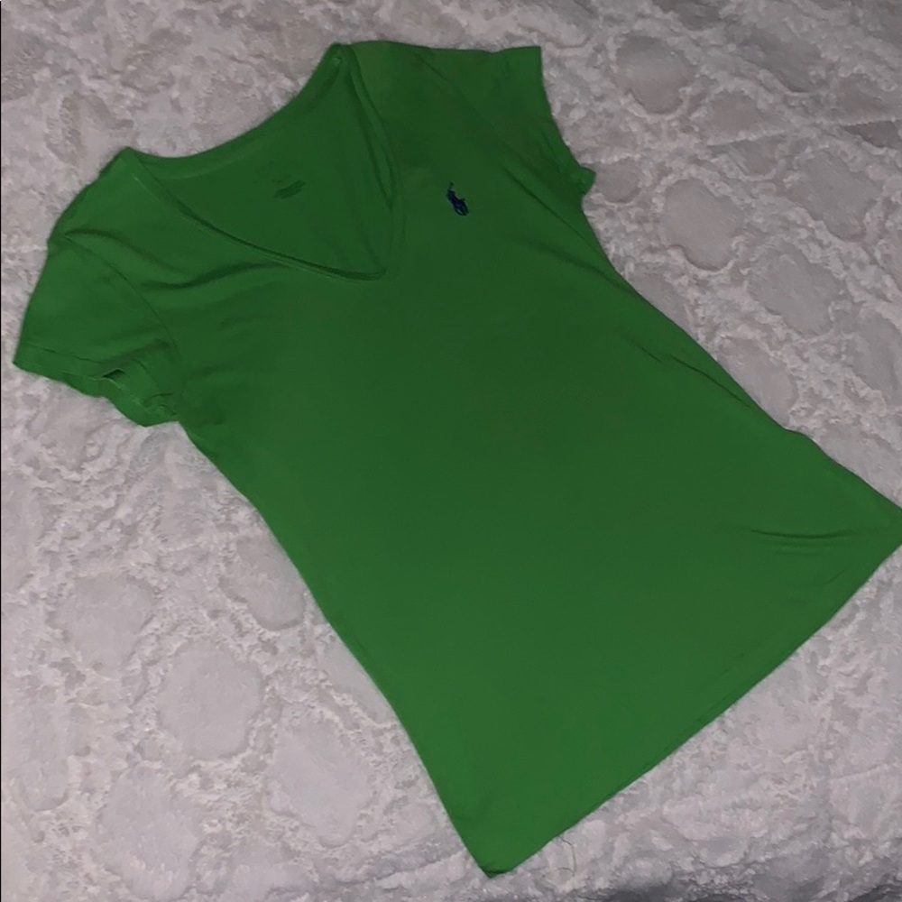 Polo Ralph Lauren Kelly Green V-Neck
